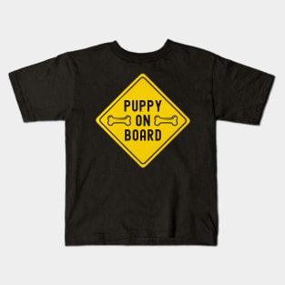 Dog On Board Puppy Bumper Kids T-Shirt